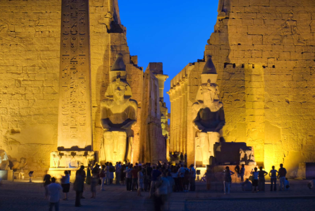 Sound and Light Show at Karnak Temple